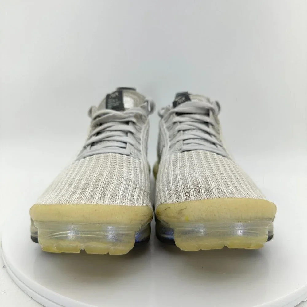 Nike Air Vapormax Flyknit 3 White Silver Women Shoes AJ6910-101 Sz US 9 EU 40.5